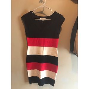Striped Bodycon Dress